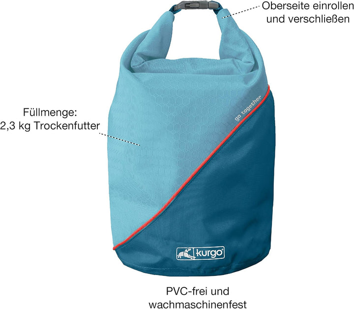 Kurgo K81013 Hunde Futterbeutel, Hundefutter Reisetasche, Hundefutter Tasche, Futterbeutel Hundetrai