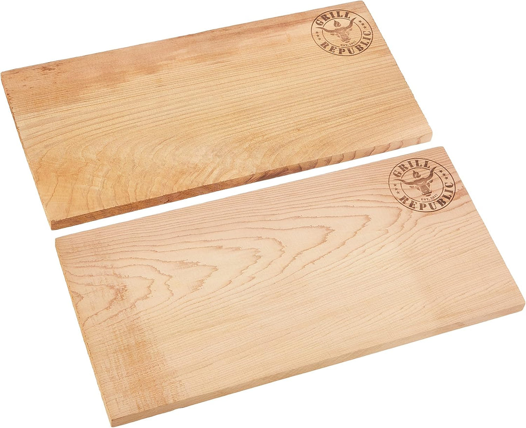 Hochwertige Räucherbretter zum Grillen für herrliches Raucharoma I Grillbretter aus reinem Zedernhol