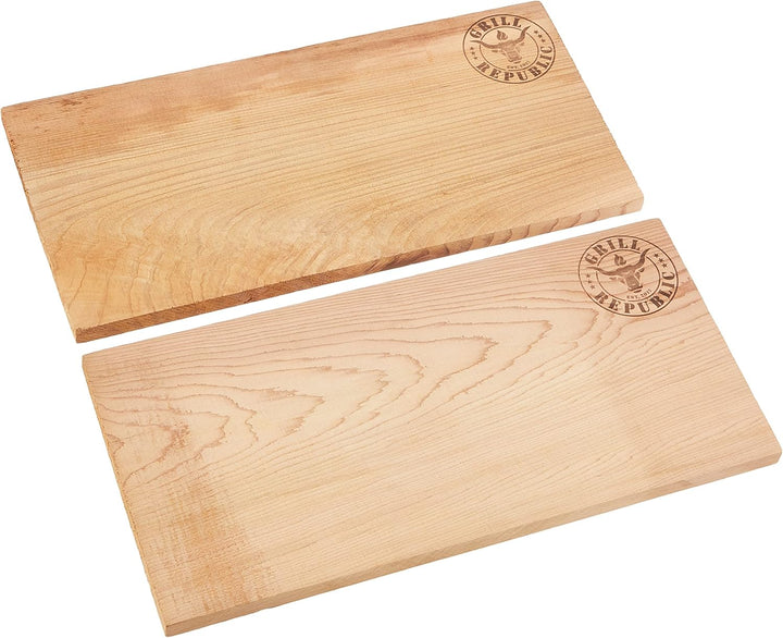 Hochwertige Räucherbretter zum Grillen für herrliches Raucharoma I Grillbretter aus reinem Zedernhol