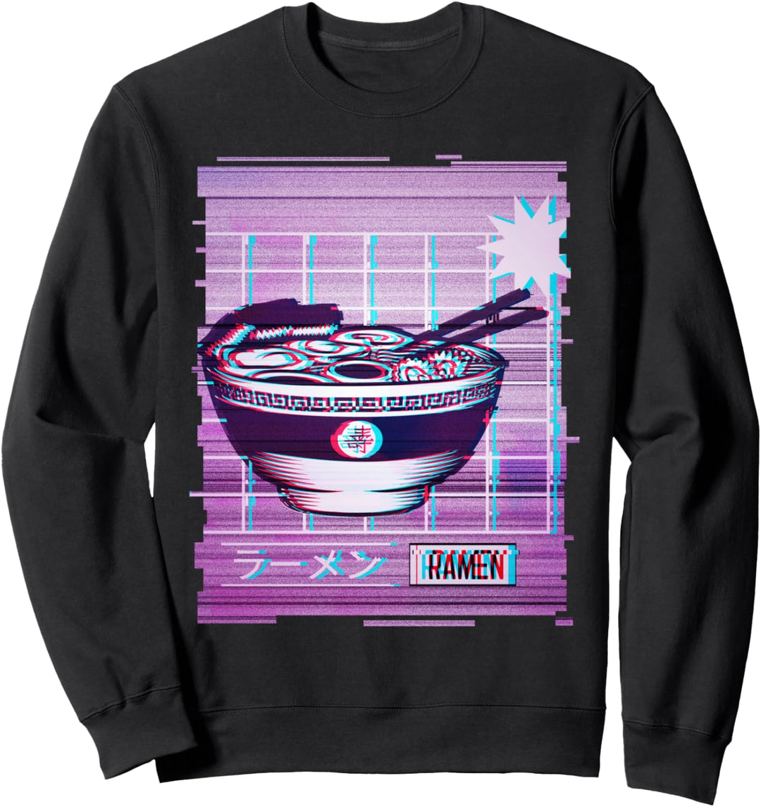Japan Ramen Vaporwave Aesthetic Art Sweatshirt