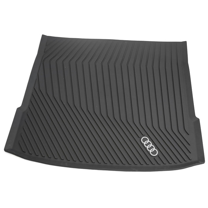 Audi 85H061180 Gepäckraumschale Kofferraumschale Kofferraumeinlage Schutzmatte, schwarz, mit Audi Ri
