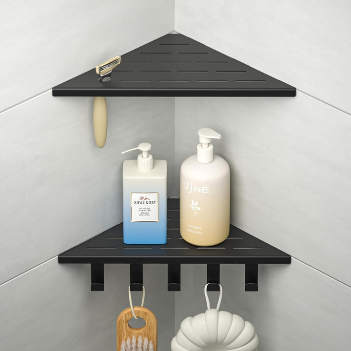 Eck-Duschregal Edelstahl 304,Eckregal Dusche 25.4cm,Duschablage Ecke für Badrenovierung,Eckablage Du