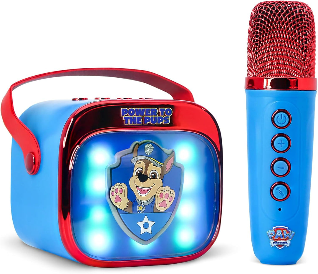 Paw Patrol Popsing LED Light up Wireless Karaoke Speaker with Microphone