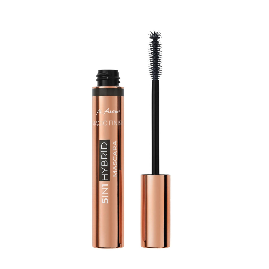 M. Asam MAGIC FINISH 5IN1 Hybrid Mascara Deep Black (8ml) – Volumen-Mascara mit Baobaböl, pflegende