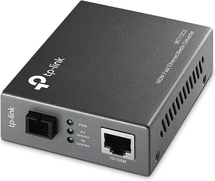 TP-Link 10/100 Mbps WDM Media Converter, Complies with 802.3u 10/100Base-TX, 100Base-FX Standards Ex