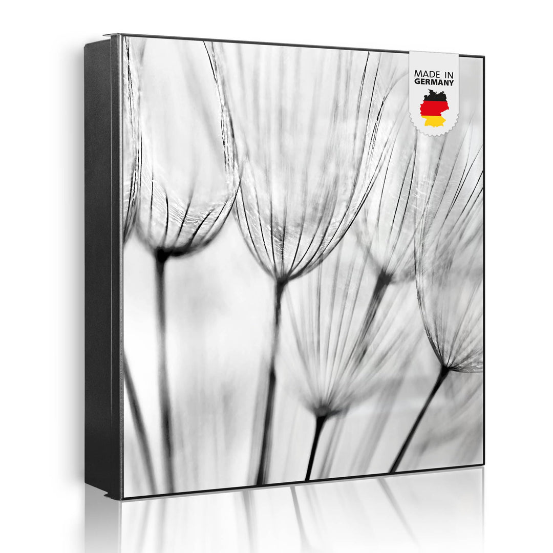 banjado Grosser Schlüsselkasten Metall - Schlüsselbox 30x30cm mit 32 Haken - Schlüsselkasten modern