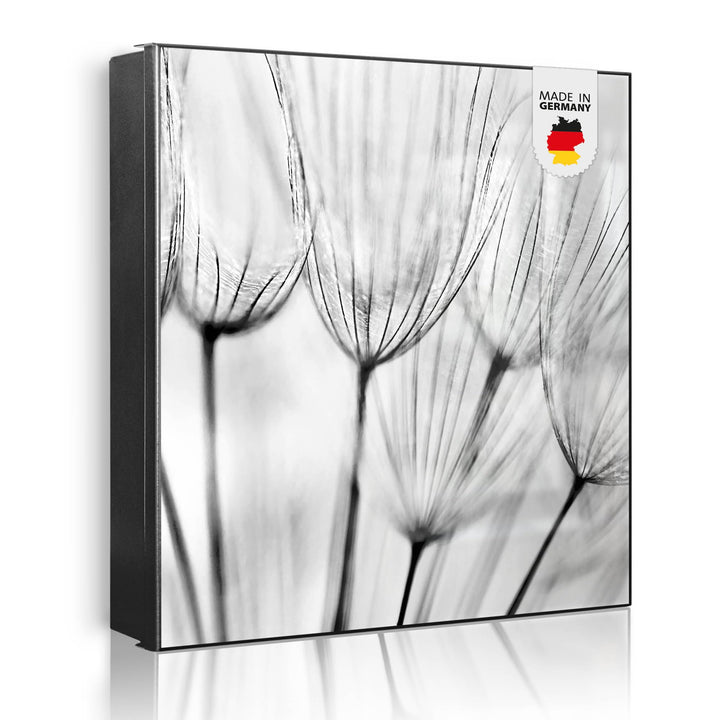banjado Grosser Schlüsselkasten Metall - Schlüsselbox 30x30cm mit 32 Haken - Schlüsselkasten modern