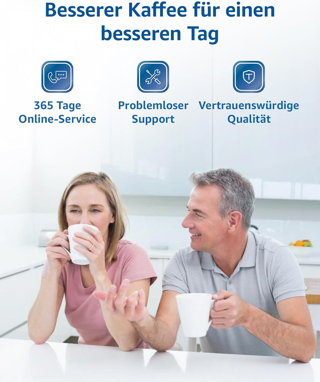 Maxblue Kaffee Wasserfilter, Ersatz für De'Longhi® DLSC002 9310926 SER3017 5513292811 Inklusive Vers