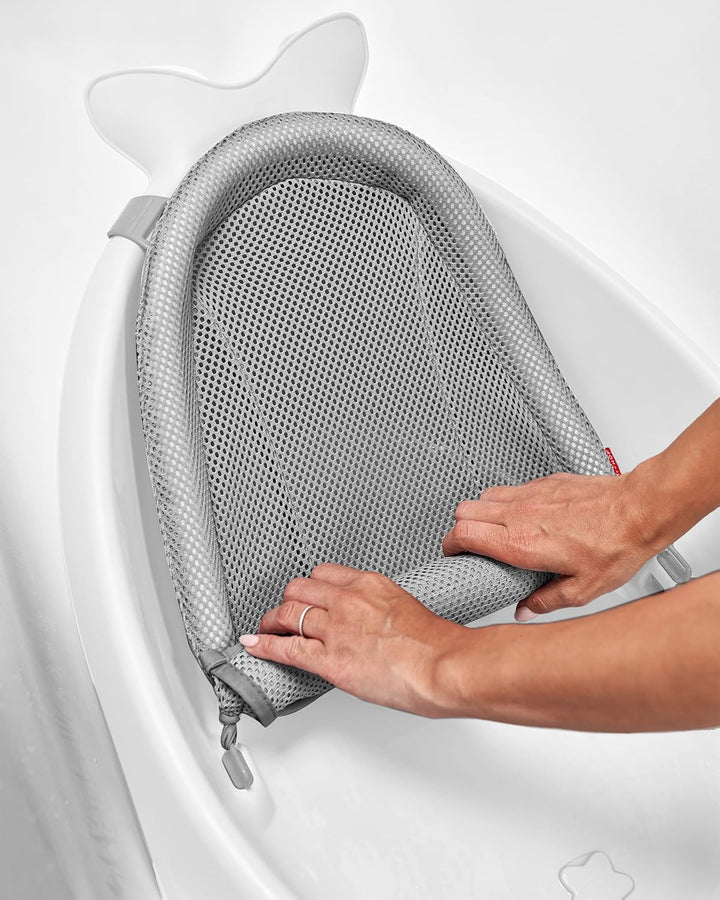 Skip Hop Badewanne Moby, weiss, 3 Stufen, PVC-frei, phthalatfrei, rutschfest, für Neugeborene mit Ab