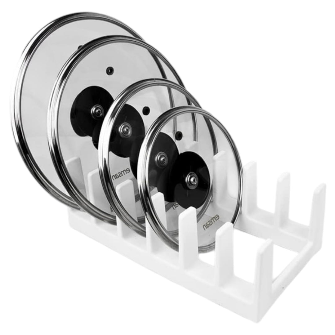 BOAA Fresh Topfdeckelhalter für sechs Deckel oder Pfannen, Küchenaufbewahrung, Geschirrhalter für di