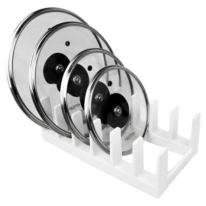 BOAA Fresh Topfdeckelhalter für sechs Deckel oder Pfannen, Küchenaufbewahrung, Geschirrhalter für di