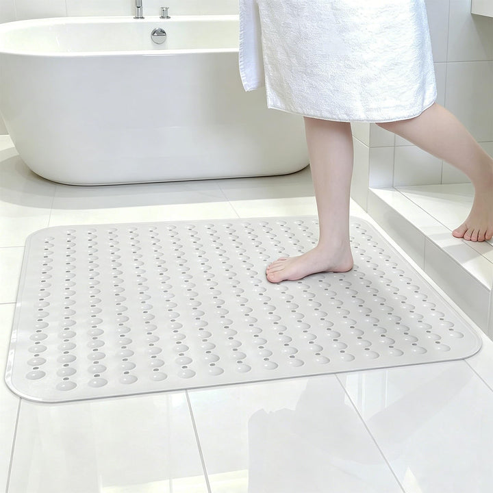 Duschmatte rutschfest 80x80 cm Gross | Dicke Antirutschmatte Dusche Quadratisch Schimmelresistent |