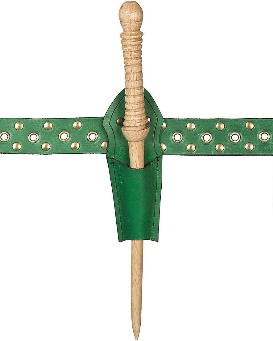 Andracor - Zauberstab Halter aus Leder - für Harry Potter Fans, Adepten und grosse Magier - Braun Sc