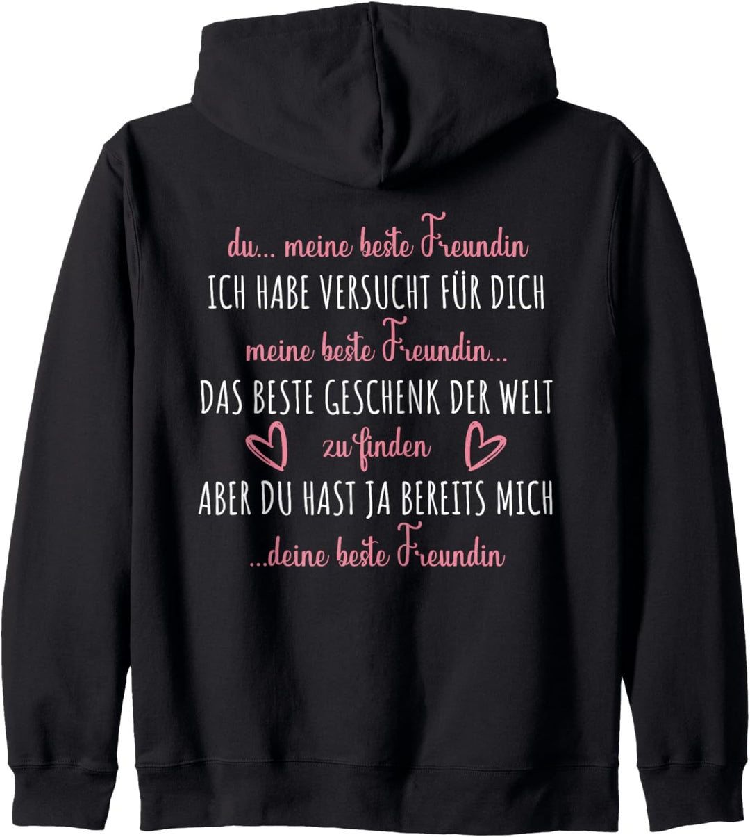 Partneroutfit für 2 Beste Freundin Mädchen | Lustig Geschenk Kapuzenjacke