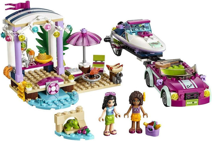 LEGO Friends 41316 - Andreas Rennboot-Transporter