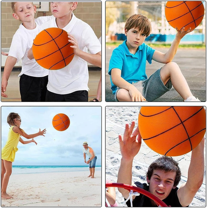 21cm Leiser Indoor Basketball,Hochbelastbarer Silent,Hochelastisch Silent Basketball,Schaumstoffball