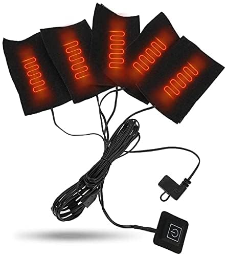 USB Heizmatte, Usb Wärmedecke,USB Elektrische Tuch Heizung, Fünf Tragbare Wasserdichte Faltbare Heiz
