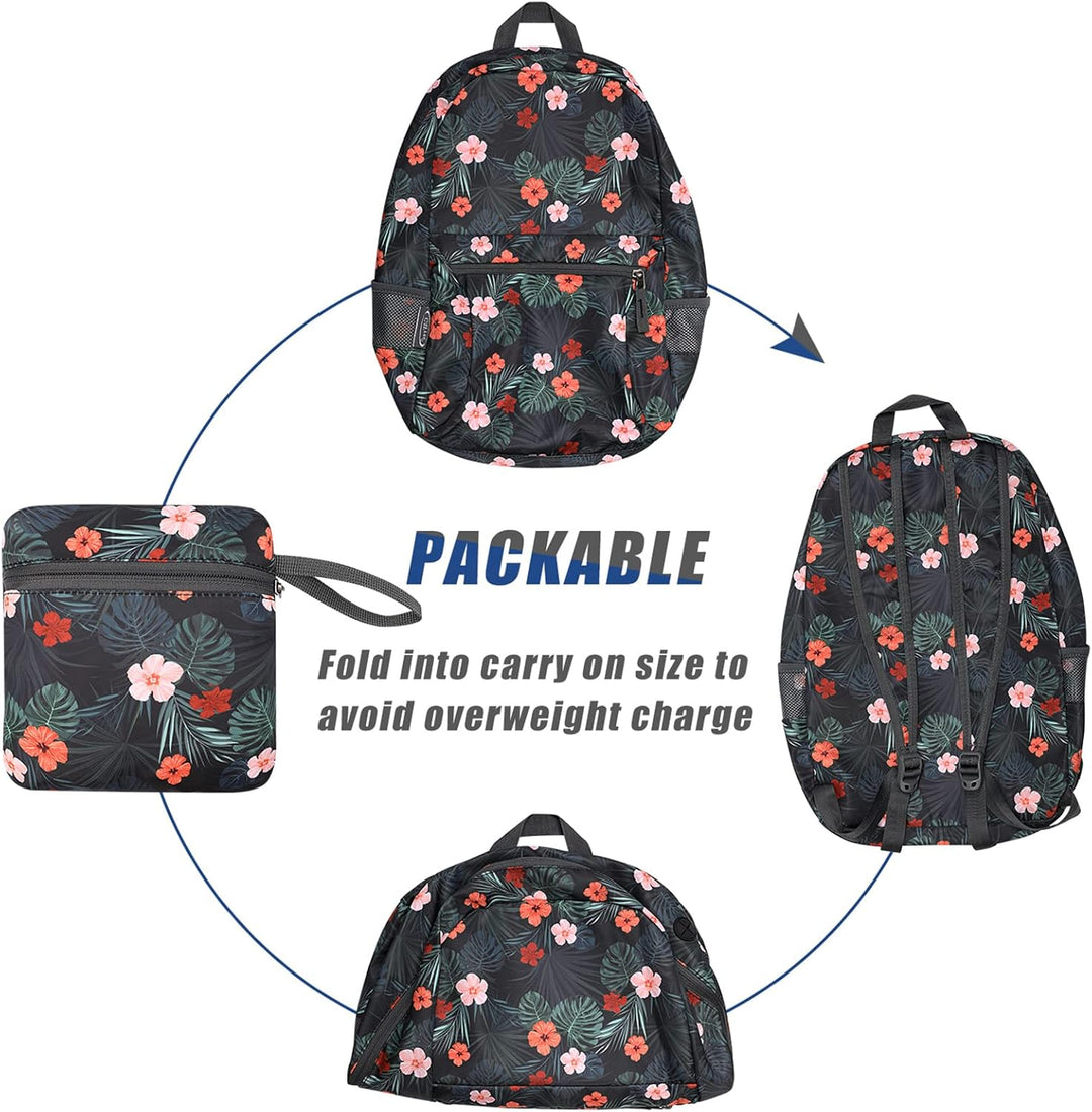 G4Free 20L Faltbarer Rucksack Ultraleichter Wanderrucksack Daypack für Männer Frauen und Kinder für
