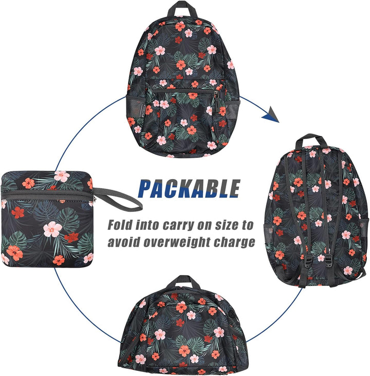 G4Free 20L Faltbarer Rucksack Ultraleichter Wanderrucksack Daypack für Männer Frauen und Kinder für