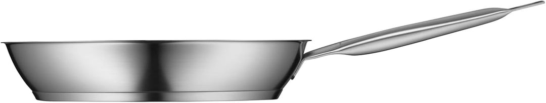 WMF Gourmet Plus Bratpfanne 28 cm, Edelststahlpfanne Induktion unbeschichtet, mattiert, spülmaschine