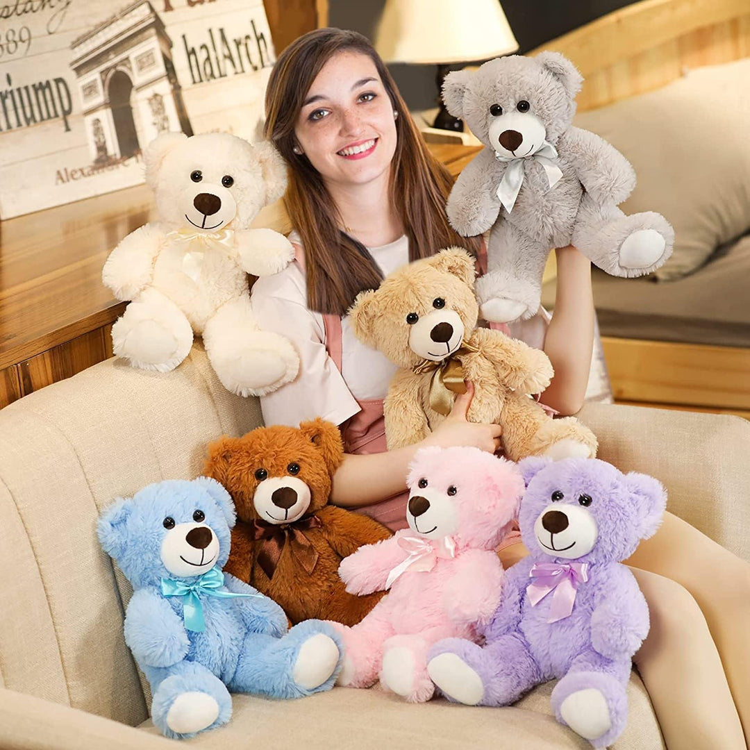 SNOWOLF Bear Plush Cute Stuffed Animal Toys Pillow Bear Doll Gift for Kids Boys Girls Birthday Chris