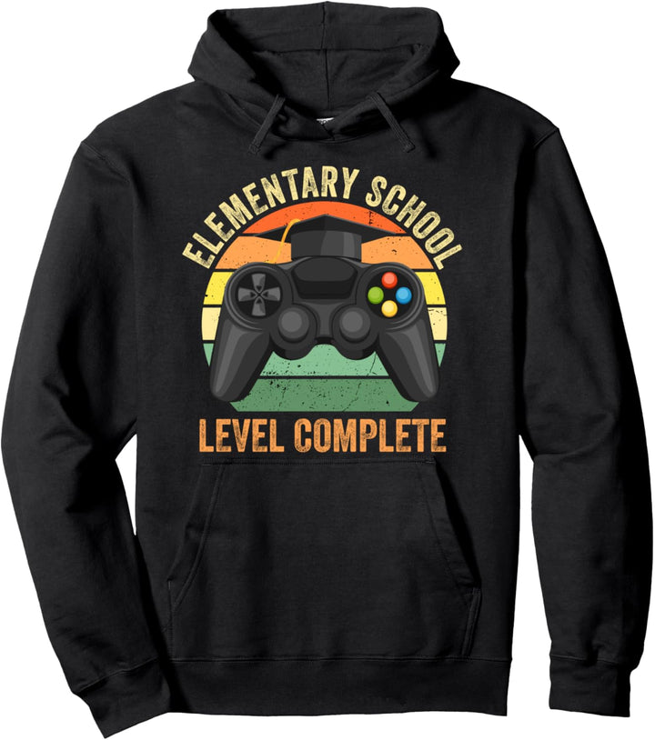 Grundschule abgeschlossen - Funny Gamer Graduation Pullover Hoodie