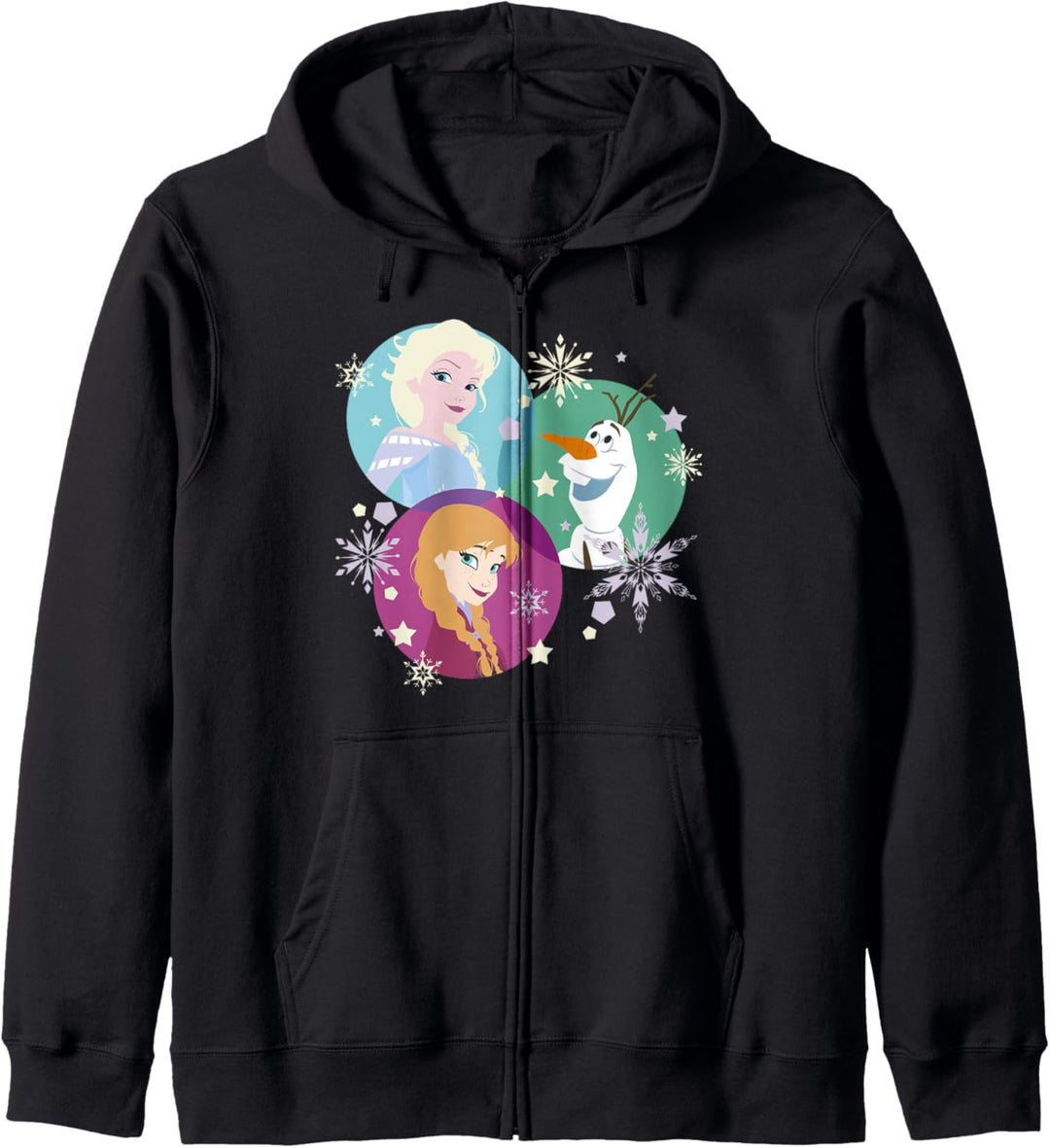 Disney Frozen Elsa Ana Olaf Color Spheres Kapuzenjacke