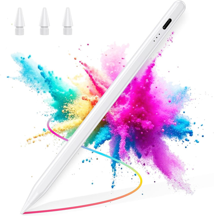 BAZO Stift für iPad Apple - 2018-2024 Pencil 2. Generation mit Schnellladeleistung Palm Rejection un