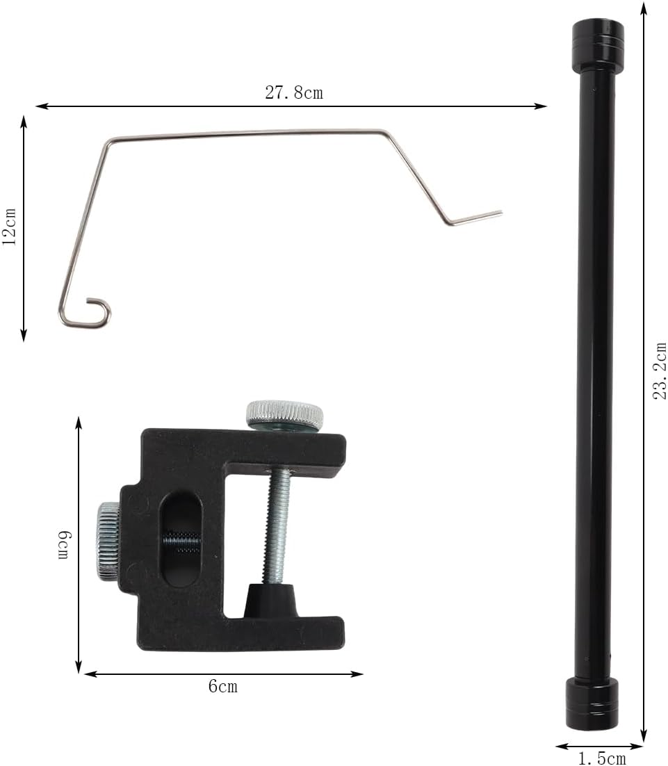 Riven Camping-Lampenhalter mit Cilp, Outdoor-Campinglampe Clip-on-Ständer für Camping-Laternen, Zelt