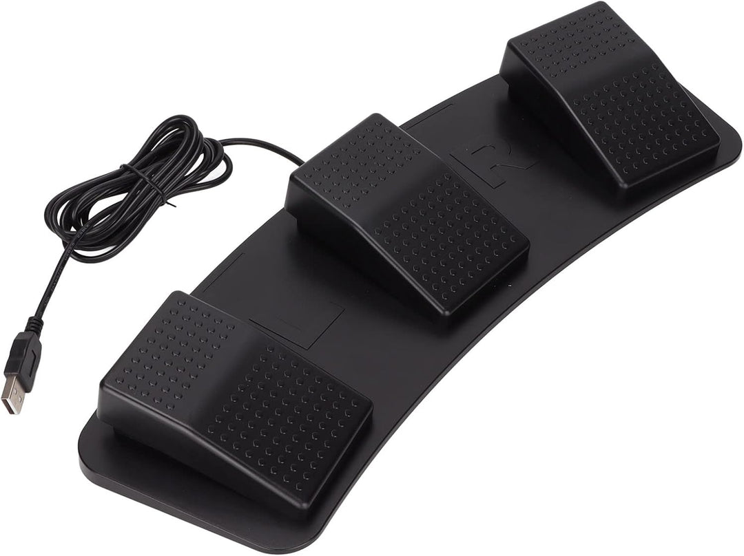 Ejoyous USB Triple Foot Switch Pedal, PC Triple Foot Switch 3 Taste -Computer -Tastatur -Spiel für V