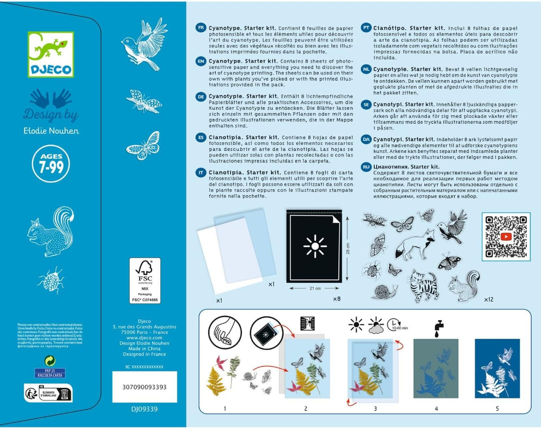 Djeco DJ09339 Cyanotype Starter Kit