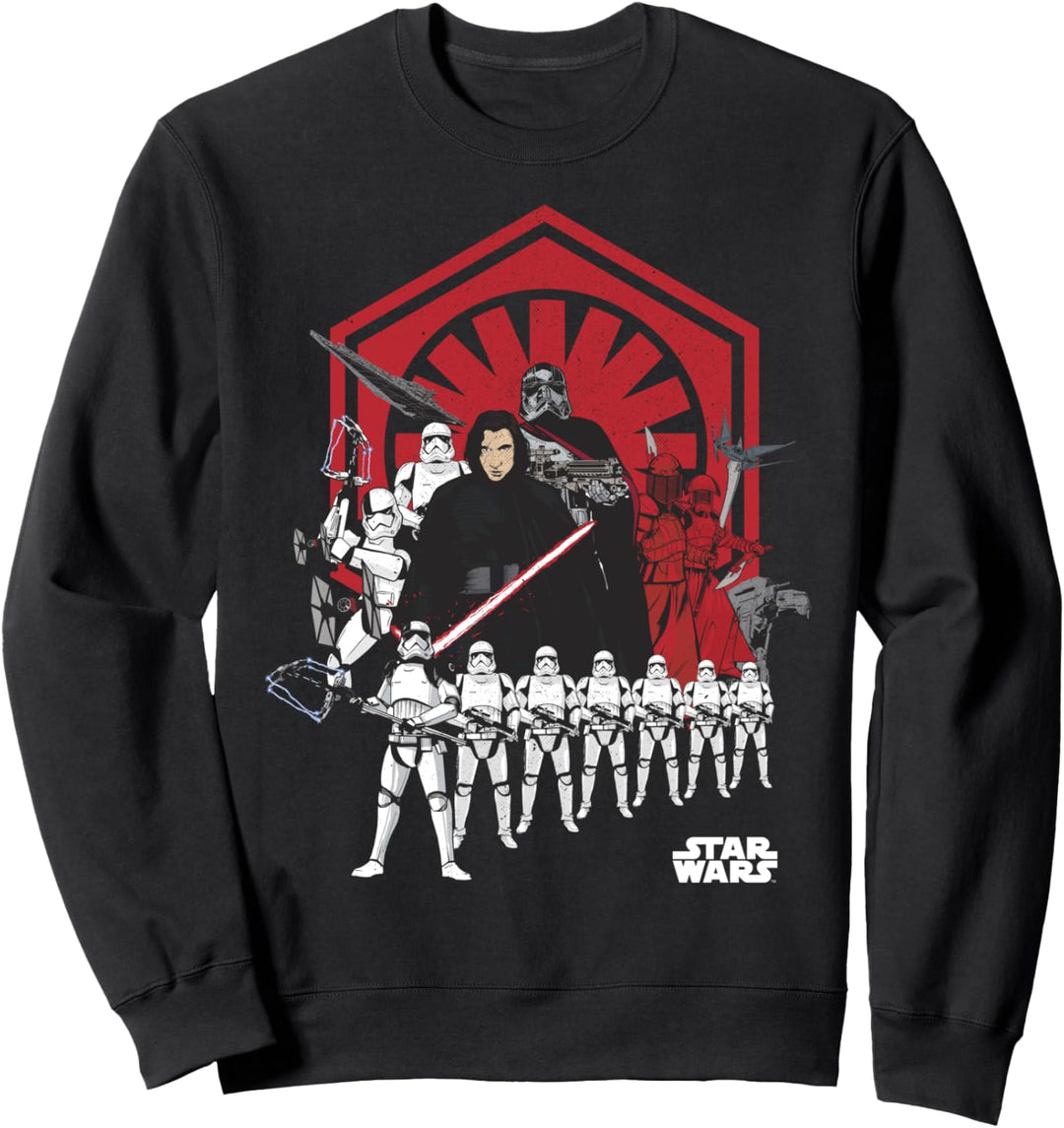 Star Wars The Last Jedi Kylo Ren Trooper Lineup Poster Sweatshirt