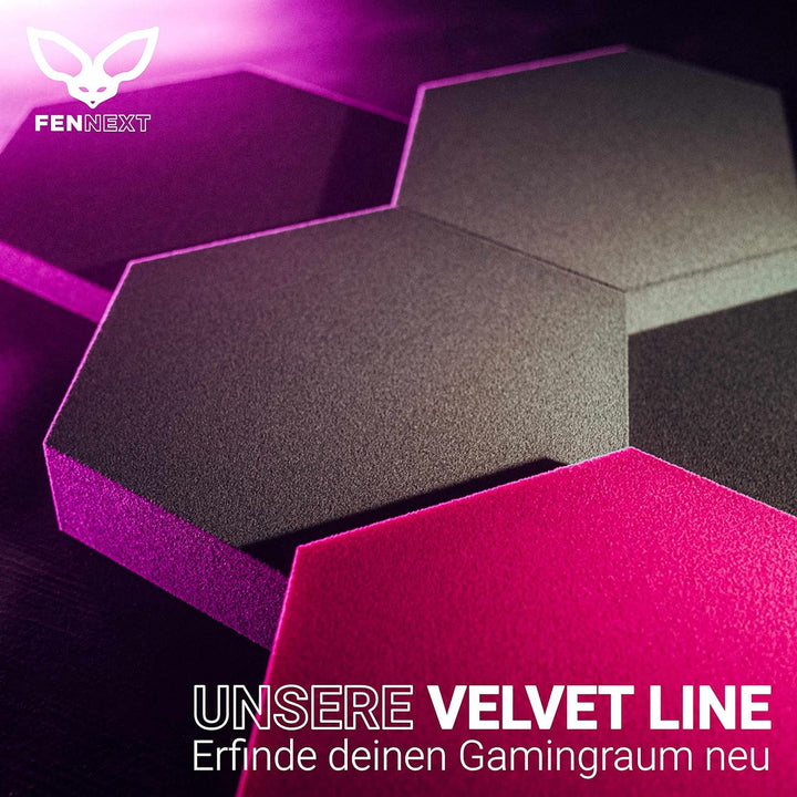 FENNEXT® Schallabsorber Akustikpaneele [9 Stk.] für spürbar reduzierte Geräusche I Modernes Akustikb