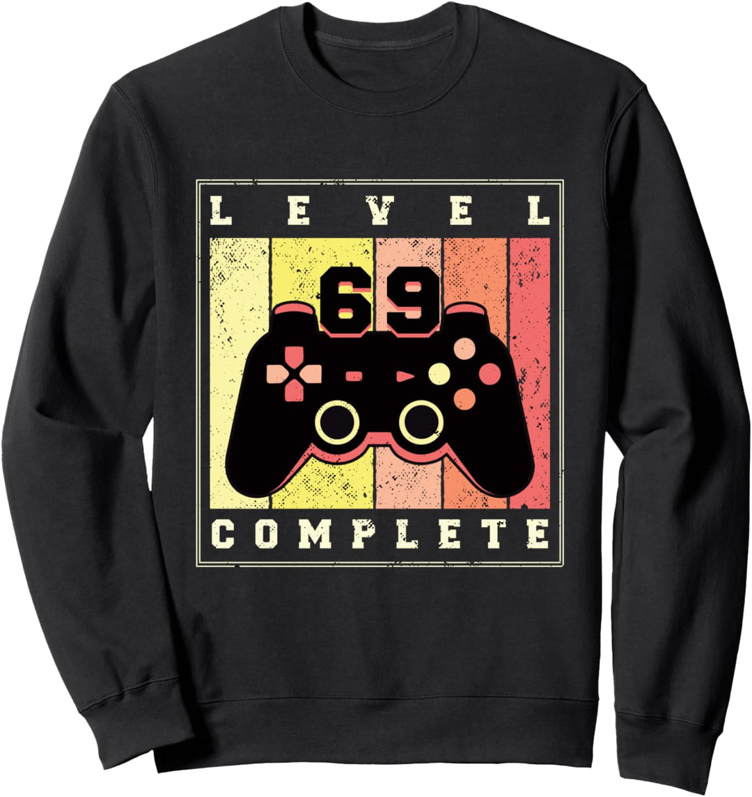 69. Geburtstag Männer Geschenk 69 Jahre Mann Zocken Spruch Sweatshirt