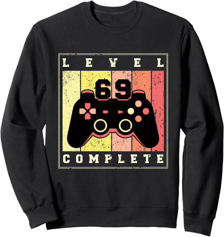 69. Geburtstag Männer Geschenk 69 Jahre Mann Zocken Spruch Sweatshirt