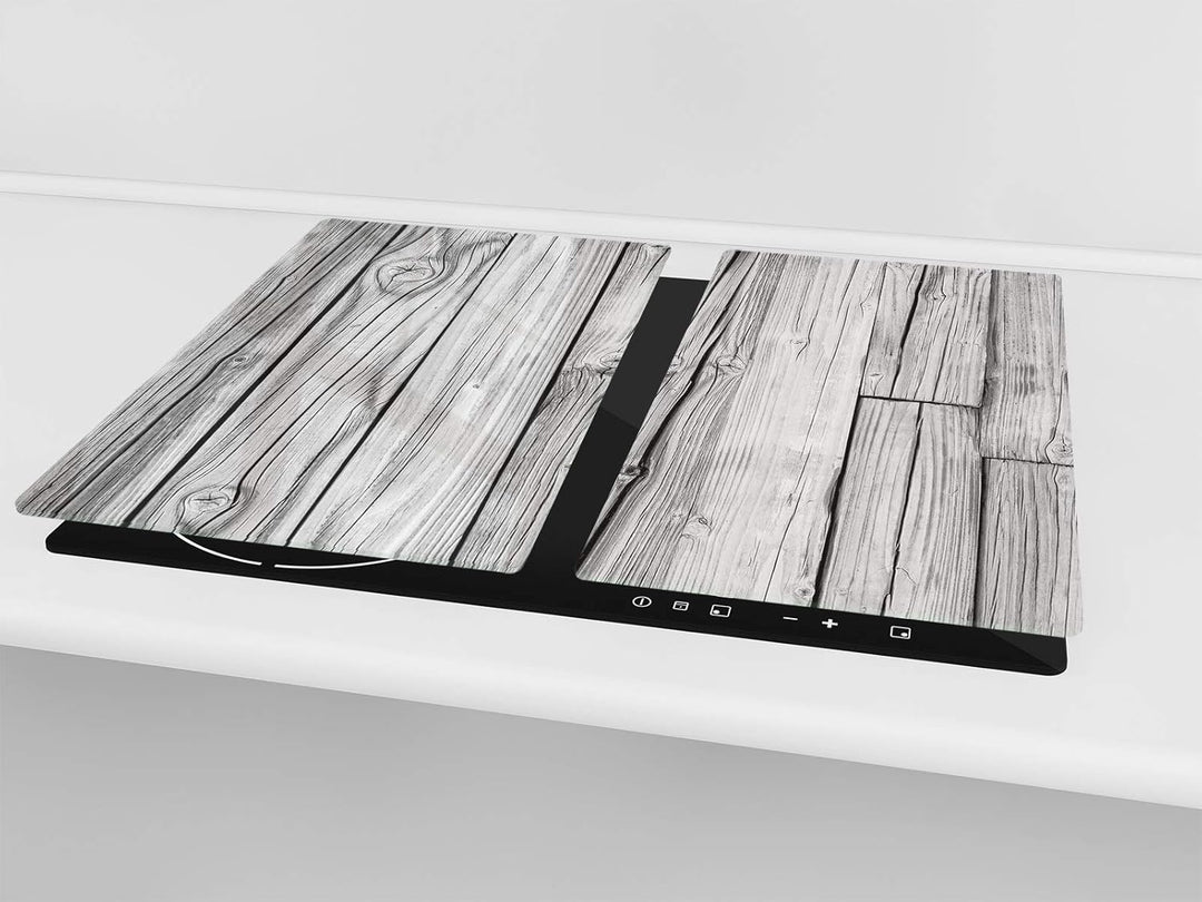 Kochplattenabdeckung Stove Cover und Schneideplatten SINGLE mit 60 x 52 cm und DOUBLE - zwei Bretter