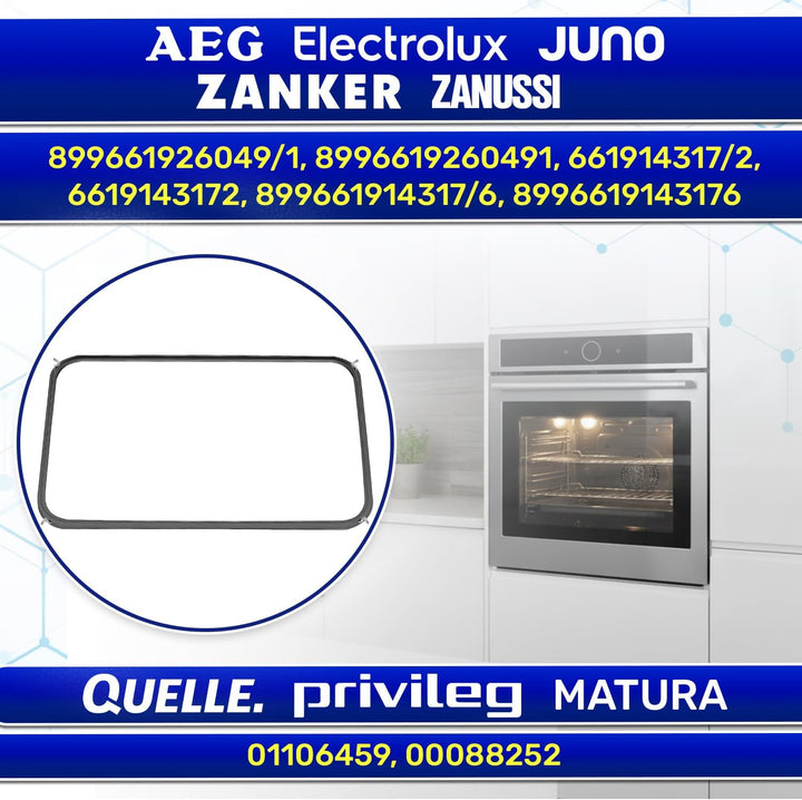 Backofen Dichtung mit dem Originalcode 8996619260491 899661926049/1 8996619143176 899661914317/6 für