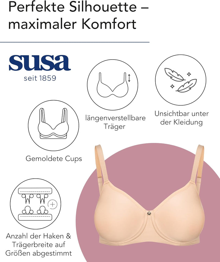 Susa Damen Catania BH 90D Skin, 90D Skin