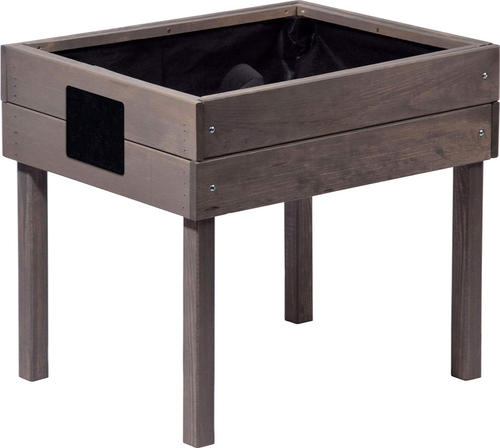 dobar® 58511FSC Kinderhochbeet mit Kreidetafel | Mini Hochbeet Holz | erhöhter Pflanzkasten für Kind