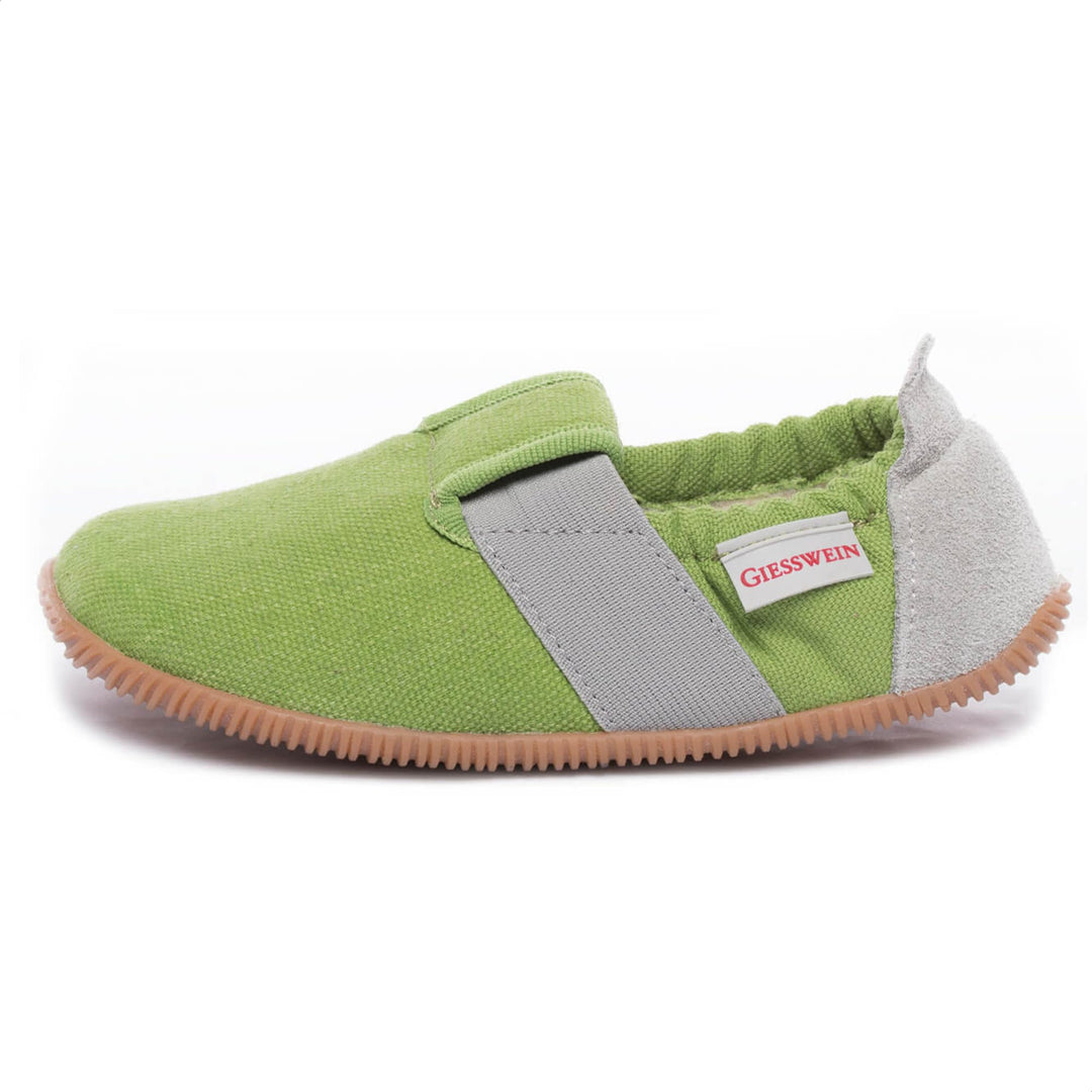 Giesswein Kinder Hausschuhe Söll Slim-Fit - Baumwoll Slippers für Mädchen & Jungen, rutschfeste Kind