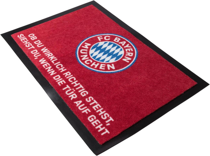 FC Bayern München Fussmatte I Schmutzfangmatte I Fussabstreifer I Spruch I Fussball