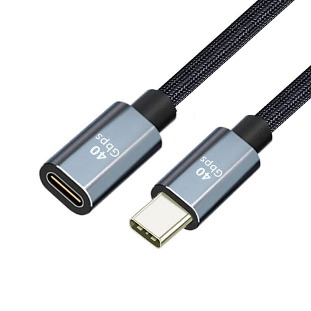 ChenYang CY USB4 USB-C-Verlängerungskabel Stecker auf Buchse 40 Gbit/s mit 100 W Aufladung und 8 K b