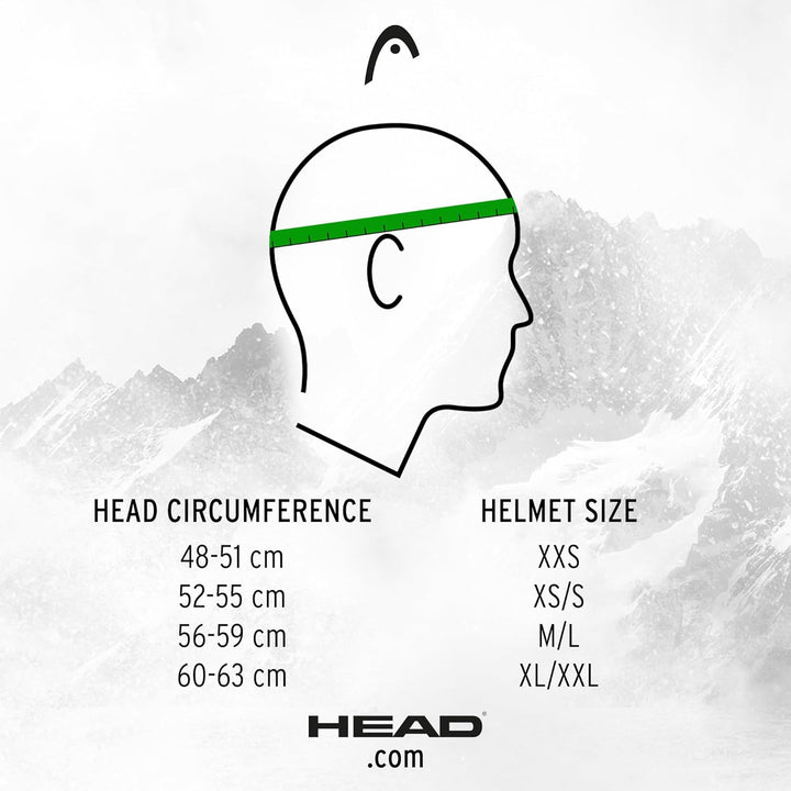 HEAD REV Black - 56-59 cm, 56-59 cm