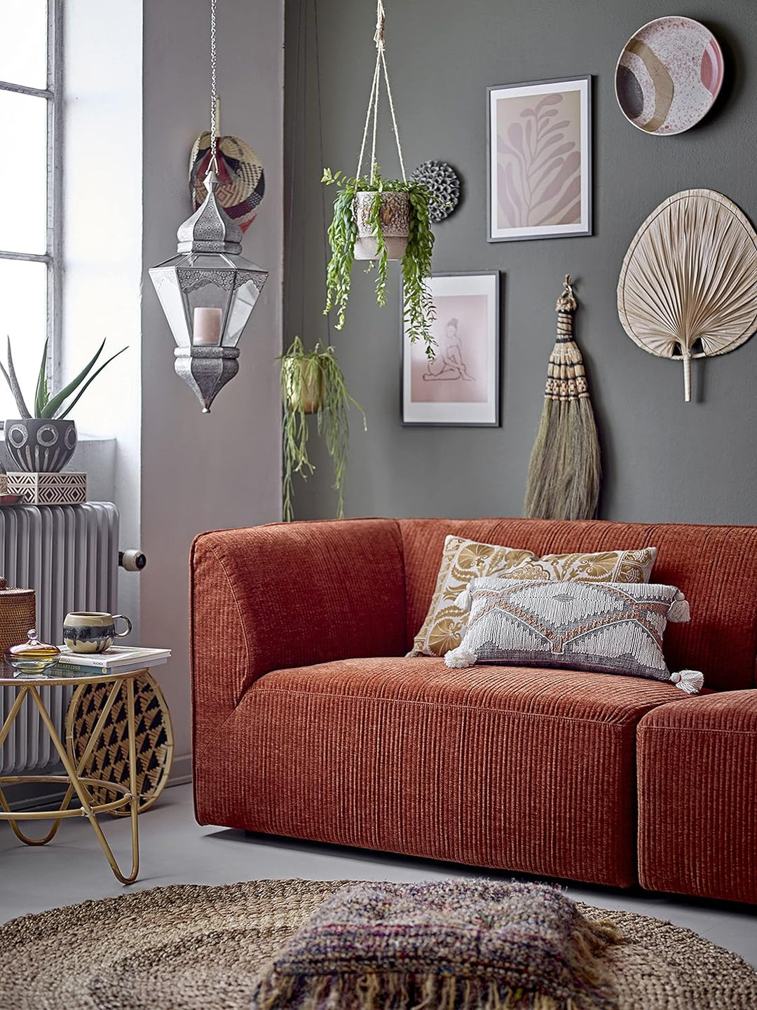 Bloomingville Blumentopf Magnus, schwarz, Keramik