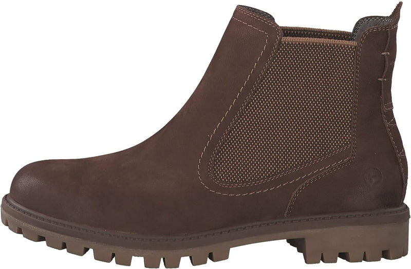 Tamaris Damen Chelsea Boots, Frauen Stiefeletten 37 EU Braun Maroon, 37 EU Braun Maroon