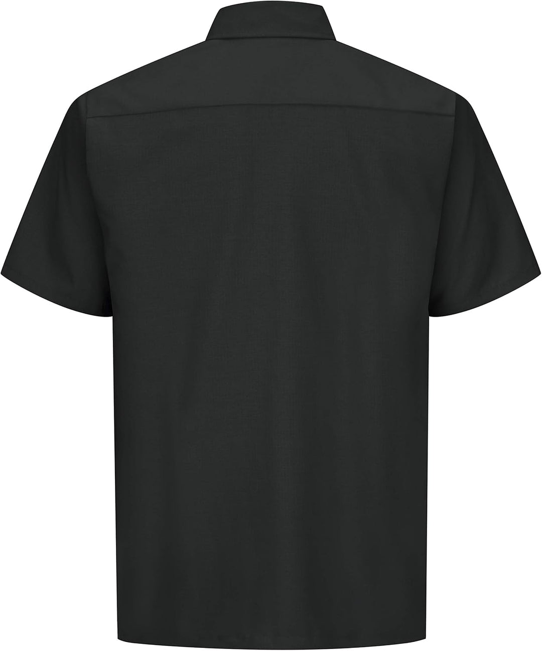 Red Kap Herren Industrial Regular Fit Kurzarm Button-Down-Arbeitshemd 3XL Grosse Grössen Schwarz, 3X