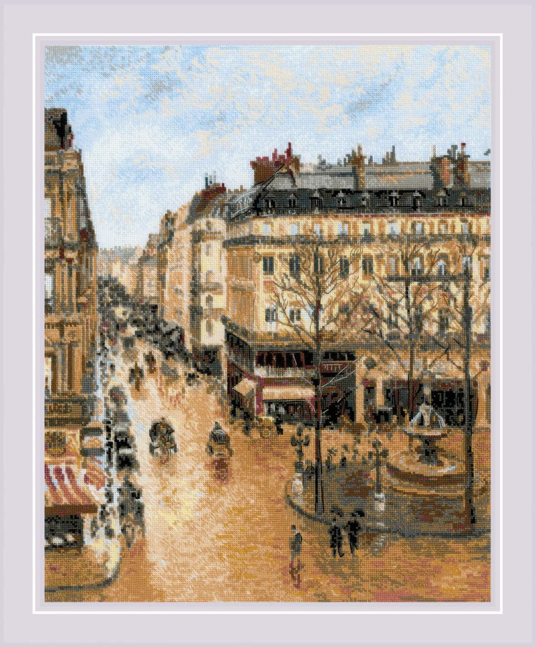 Riolis 1955 Kreuzstich Set Zählmuster, Baumwolle, mehrfarbig, 40x50cm