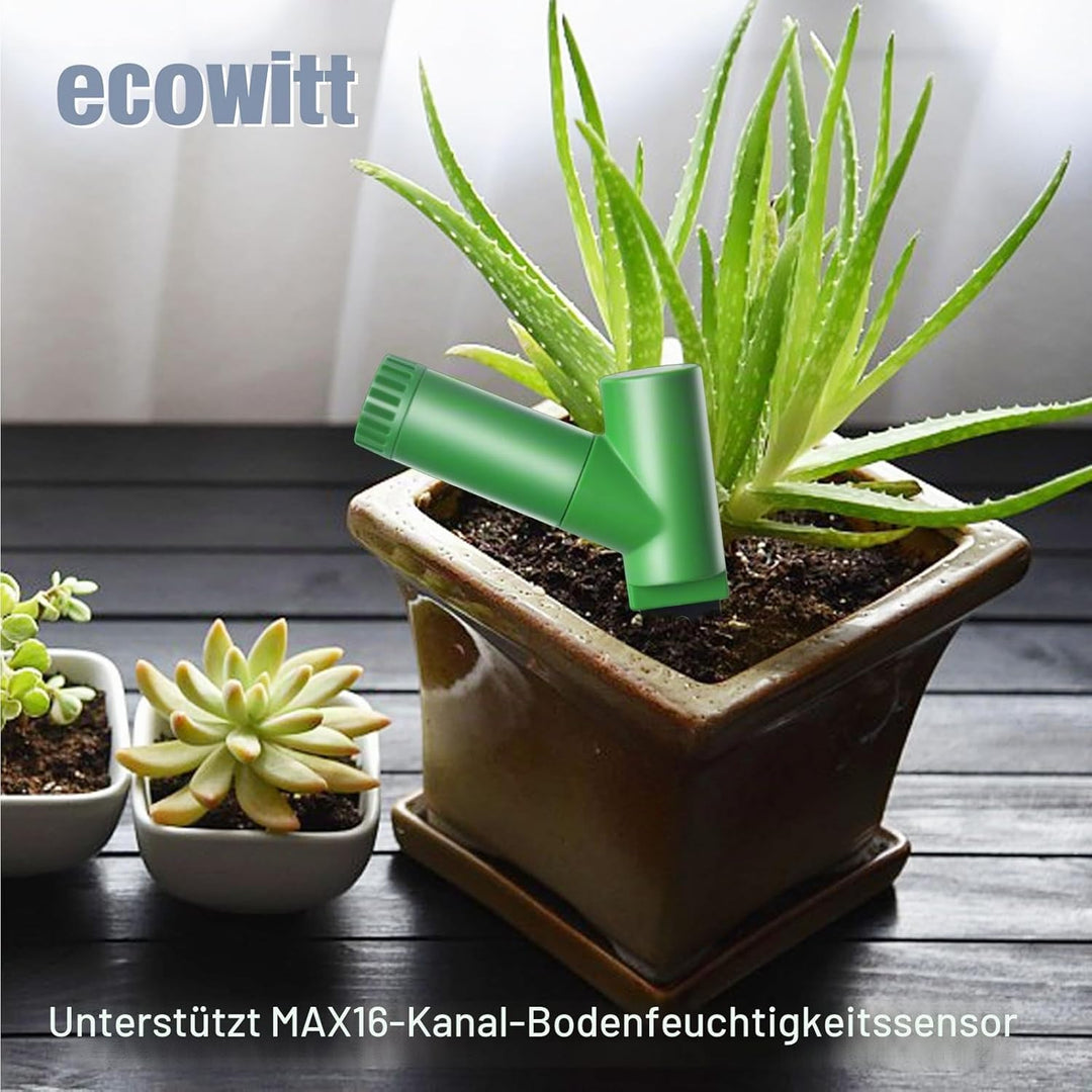 ECOWITT WH51 Bodenfeuchtigkeitssensor Bodenfeuchtigkeitsprüfer - Nur Zubehör, kann Nicht allein verw