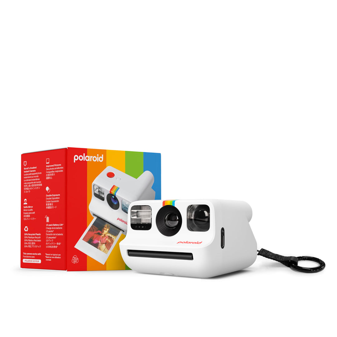 Bundle Polaroid Go Gen 2 White - Black Clip Kamera + Zubehör Weiss, Kamera + Zubehör Weiss