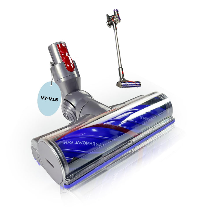Upgrade Verwicklungsfreie Direktantriebsbürste Staubsaugerbürsten kompatibel für Dyson V7 V8 V10 V11